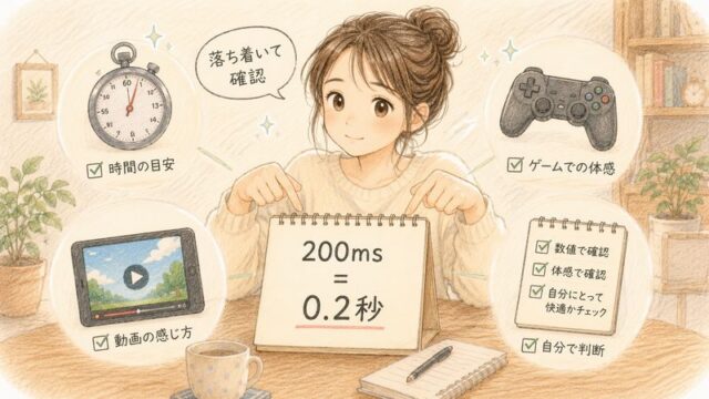 200msは何秒？0.2秒の体感と音ズレ確認の見方は？